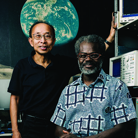Prof H.-S. Philip Wong (left) and Prof Kwabena Boahen (right)