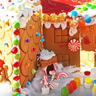 gingerbread house contest community event